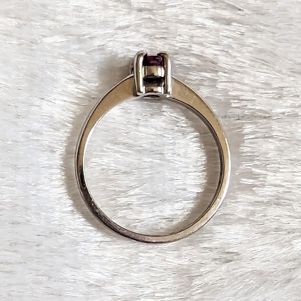 Genuine Indian Ruby 925 Silver Ring - image 3